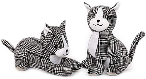 Carousel Home and Gifts Cute Cat Fabric Animal Door Stop ~ Cat Doorstop Design Varies