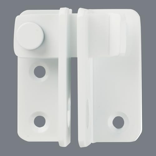 Alise Flip Latch Gate Latch White Shed Lock Shed Latch Barn Door Lock Locking Latches for Barn Fence Cabinet Garden Garage Window Pet Dog Cage,Stainless Steel Shed Door Latch Barn Door Lock,S-Size