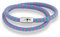⚓ Paris Montana ⚓ Das Original Sylt Segeltau Wickelarmband Unisex Geflochten Mit Gravur Handmade Hochwertiger Magnetverschluss Durchmesser 4mm (Waves, 40)