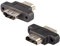 Traodin HDMI Adapter 2PCS HDMI Female to HDMI Female Screw Lock Panel Mount Extension Extender Coupler Adapter(with Ears F/F)
