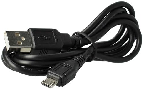 vhbw USB Kabel auf Micro-USB 1m schwarz Ersatz für Sony VMC-MD4