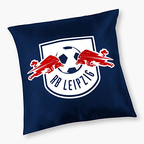 RB Leipzig Kissen - Logo - blau Kuschelkissen Dekokissen RBL - Plus Lesezeichen Wir lieben Fußball