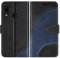 BoxTii Hülle für Galaxy A20E, Leder Handyhülle für Samsung Galaxy A20E, Ledertasche Klapphülle Schutzhülle mit Kartenfächer und Magnetverschluss, Schwarz
