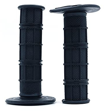 ANCLLO Motorcycle Grips Non Slip Rubber Bar End Thruster Grip 21mm 24mm Motorcycle Comfort Hand Handlebar Grip Thruster Grip