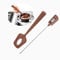Senkmlemt Chocolate Digital Portable Candy Spatula & Stirrer 2 in 1, Meat & Candy Thermometer for BBQ & Kitchen