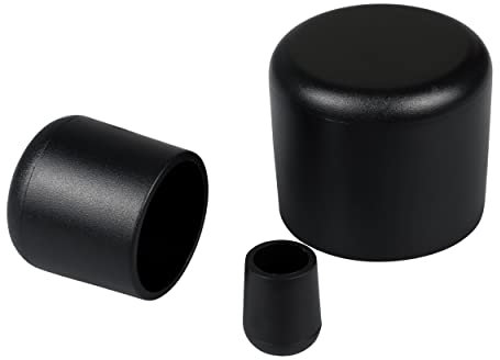10 Stück Kunststoff Schutzkappen für Stuhlbeine, Tischbeine, Möbel, Zaunpfosten, Holzpfosten, Verschiedene Größen, Möbelgleiter, Stuhlbeinschoner, Stuhlbeinkappe (Für Rohraußen-Ø: 5mm)