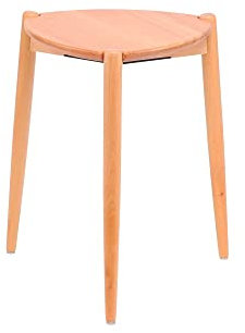 Hocker Stuhl Stapelhocker Holzhocker Holz Sitz Bank V-förmig Partyhocker YVES