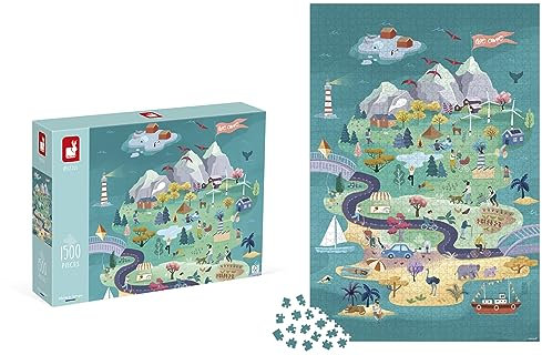 Janod, Puzzle 1500 Teile, Eskapismus ab 10 Jahren, J02514