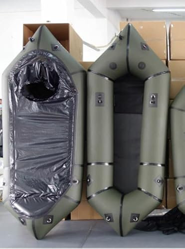 Generic Inflatable Lightweight TPU White Water River Micro PackRaft Kayak Canoe New