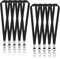 10 Pièces Strap Lanière, Porte Badge Tour de Cou, Cordon tour de cou en Polyester, Lanyards Nylon Tour de Cou Porte Clé, LanièRe de Certificat,pour Porte-Badges, tour de cou porte badge et clé (Noir)