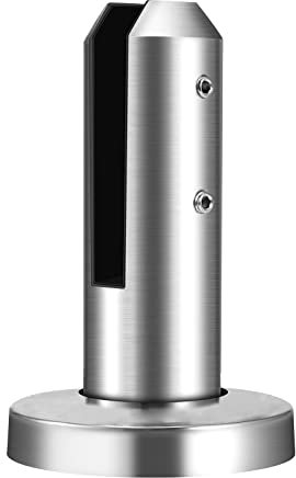 Morsetto per Vetro in Acciaio Inox, UNISOPH Ringhiera per Piscina Vetro, per Vetro da 8-12 mm/0,3-0,5 di Spessore, per Recinzioni in Vetro da Parete per Casa Scale Piscina Balaustra Balcone Giardino