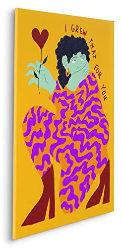 Komar Keilrahmenbild im Echtholzrahmen - For You - Größe 60 x 90 cm - Wandbild, Kunstdruck, Wanddekoration, Design, Wohnzimmer, Schlafzimmer