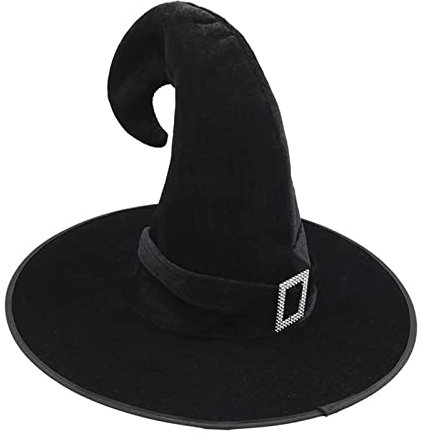 Cloudairy Hexenhut Damen Halloween Deko Hexen Zubehör für Halloween Party Karneval Maskerade Cosplay Kostüm Zubehör