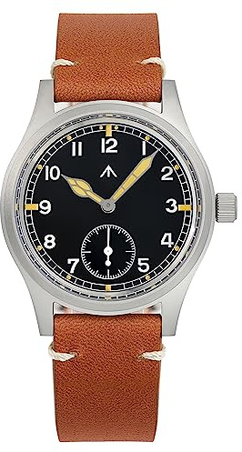 Tactical Frog Militado D12 VD78 Herren-Militäruhr, Saphirglas, Quarz, super Leuchtend, 36 mm Zifferblatt, Militär-Stil, wasserdicht bis 100 Meter