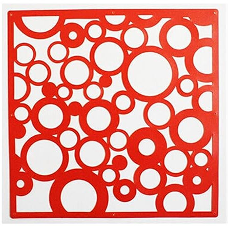 Raumteiler Bildschirm,Raumteiler Hängend Hängender Paravent, modische Abteilung, Eingangsbereich, Tür, TV-Hintergrund, Wand, personalisierte Ausschnittgitter (Color : Burgundy)