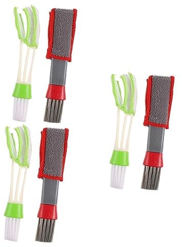 GLEAVI 6pcs Car Air Vent Cleaning Brush Microfiber Mini Duster for Car Air Conditioning