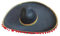 Mexikanische Strohhut im Ethno-Stil für Männer Frauen, Sommer-Strohhandwerk, großer Sonnenhut Cap Mit Nackenschutz Damen (Red, One Size)