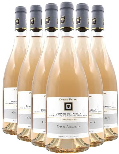 Corse Figari Cuvée Prestige Cuvée Alexandra - Rosé 2023 - Domaine de Tanella - Vin Rosé de Corse (6x75cl)