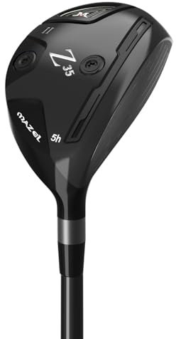 MAZEL Mazze da golf ibride da uomo 3,4,5 Rescue Club destrorsi, albero in grafite, mazze da golf ibride e utility, 18/21/24 gradi disponibili