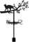 SUPERDANT Girouette de Jardin Exterieur Chat Chat sur Branches Girouette en Métal Girouettes Animaux Girouette Deco Jardin Exterieur Direction du Vent Girouettes Panneaux pour Ferme