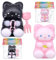 SPERMUOY Squishy Katze Katzenpfoten Squishy,2 Stück Squishy Spielzeug Katze,Squishy Cat Paw Squishy Toys Zum Stressabbau Funny Cat Paw Squishy Toys Squeeze Antistress Spielzeug