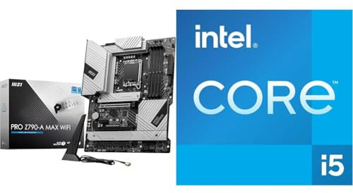 MSI PRO Z790-A MAX WIFI Motherboard ATX - Supports Intel 12th & 13th Gen Core Processors + Intel® Core™ i5-14600K Desktop Processor 14 cores