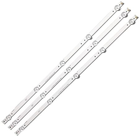 YPGNKEPLM 1 Ensemble = 3 pièces 5 LED s 530mm Bande de rétroéclairage LED for téléviseur 28 Pouces L2830HD 28C2000B SVJ280A01 REV3 5LED 130402 M280X13-E1-H Bande Lumineuse TV