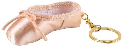 Fasizi Porte-clés Mini Chausson De Ballet, Porte-clés Pointe, Pendentif Chaussure En Dentelle Fait Main, Pendentif De Sac, Cadeau Pour Les Amateurs De Danse, Or