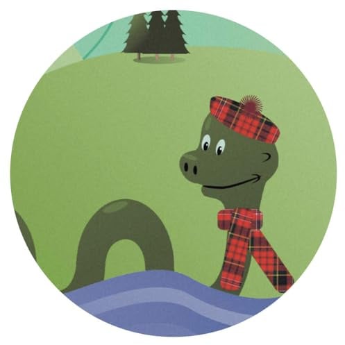 Azeeda 24 x 'Nessie, das Ungeheuer von Loch Ness' Aufkleber - für Basteln, Scrapbooking und Etikettierung (SK00067655)