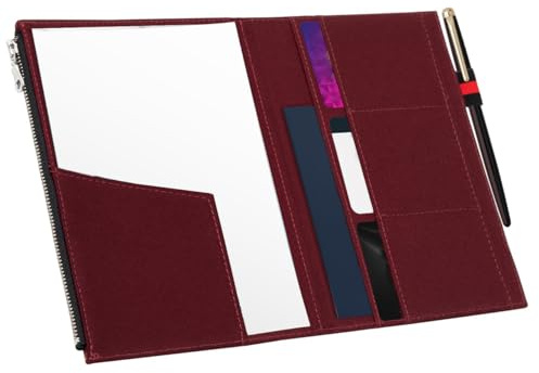 Wanderings Astuccio Con Cerniera E Tasche Per Carte Wanderings Per Taccuini Da Viaggio – Formato A5 14x21 cm – Tessuto In Cotone 100% Resistente – Accessorio Per Planner E Quaderni Ricaricabili