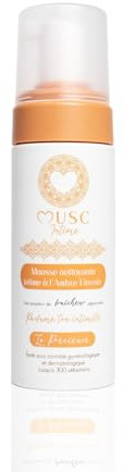 MUSC INTIME – Mousse Intime – Amber Flower – La Précieuse – Nettoie en Douceur – Testée Sous Contrôle Gynécologique – Convient aux peaux sensibles - 95% d’Ingrédients Naturels – 150 ml
