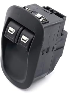 MenDaOLv Botonera Elevaluna para Peugeot para Peugeot 206 306 2000-2010 96316306XT 6554.WQ 6554WQ Interruptor Mando Elevalunas Accesorio De Interruptor De Ventanilla.