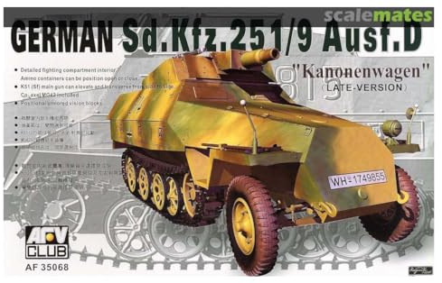 AFV-Club 35068 - Modellbausatz Sonderkraftfahrzeug 251 D/9 75 mm