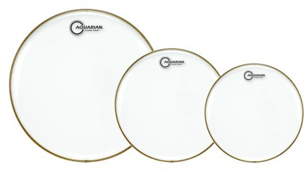 Aquarian CC-C Classic Clear Series - Drumhead Pack - 10,12,16