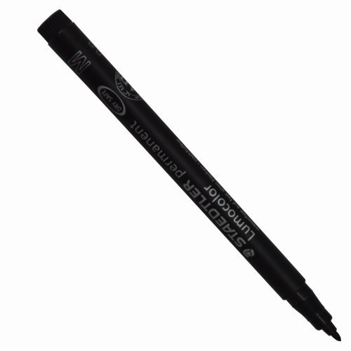 Staedtler - 317-9 - Feutre Permanent Pointe Moyenne 1 mm Noir