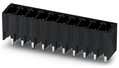 PHOENIX CONTACT MCV 1,5/9-G-3,81 P26 THR Leiterplattengrundleiste, 8 A, 160 V, 1,5 mm² Nennquerschnitt, Schwarz, 9 Anzahl der Potenziale, 3.81mm Rastermaß, 2.6mm Pinlänge, ohne Verriegelung, 50 Stück
