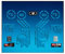 Ecoshirt 2M-PU10-WRWX Aufkleber Fork Fox 40 Am66 Sticker Decals Aufkleber Gabel Gabel Gabel Blau