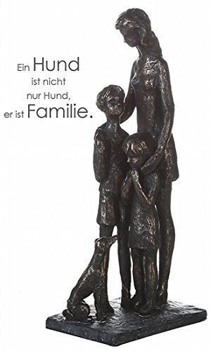 Casablanca - Skulptur Tierliebe - aus Poly Bronze Figuren Höhe 31 cm