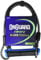 OnGuard Neon Series 8154 STD D-Lock, 230mm, 11mm Diameter Shackle, Includes 120cmx10mm Looped Cable, Blue