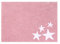 Happy Decor Kids -Waschbarer Teppich Four Stars 100% Natürliche Baumwolle -Rosa- 120x160 cm