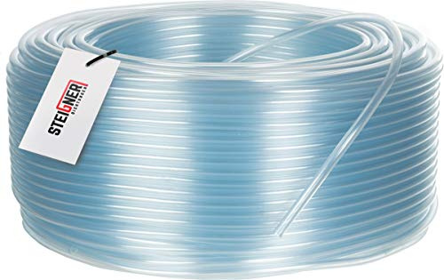 STEIGNER Benzinschlauch Wasserschlauch PVC Schlauch Transparent, Durchmesser: 3-5 mm, Länge: 10 m, SBS-01-10