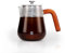 Carl Henkel - ARCA X-Tract Brew Kaffee Dauerfilter 0,8 l mit Glasgriff Amber - Kaffeebereiter für 4-5 Tassen - Kaffee-Brühkanne aus Glas mit Edelstahlfilter. Kein Filterpapier notwendig