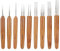 9PCS Dreadlocks Häkelnadeln Set Dreadlocks Werkzeug Haarverlängerungen Häkelnadeln Dreadlocks Interlocks Needle Tool