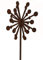 GAP GARDEN PRODUCTS - 4ft 3D Allium plant stake (pack of 3)