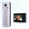BT Security Portier interphone vidéo Modern 2 Fils - 12 Appartements - 12 écrans Noirs