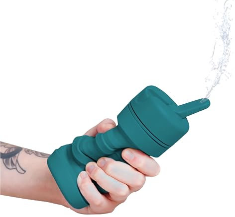 Tushy Reise-Bidet: zusammenklappbar und erweiterbar für diskrete Tragbarkeit, erfrischende Reinigung für Zuhause, Camping, Peri-Flasche für Postpartale Pflege), Takeoff Teal