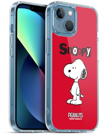 Head Case Designs Officially Licensed Peanuts Snoopy Characters Gel Case [Military Grade Protection] Compatible with Apple iPhone 13 Mini and Compatible with MagSafe
