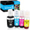 LeciRoba 104 for epson 104 ink bottle multipack and Epson 102 103 ink for ET-2710 ET-2711 ET-2714 ET-2715 ET-2720 ET-2721 ET-2726 ET-2810 ET-2820 ET-2821 ET-2825 ET-2826 ET-4700 ET-4800 (4-PACK)