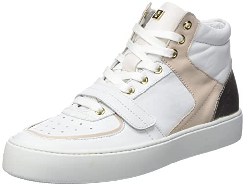 Högl Run Through Damen-Sneakers, Weiss Multi, 42 EU X-Weit