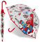 Marvel Regenschirm für Kinder Jungen Durchsichtig Lustiger Regenschirm Transparent Avengers Spiderman Regenschirm Kinder (Mehrfarbig Spiderman)